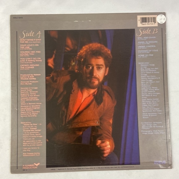 Earl Thomas Conley Don’t Make It Easy For Me RCA 1983 Vinyl Record LP - Picture 3 of 7